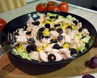 Салат Нежный цвет