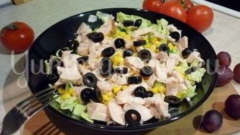 салат нежный цвет