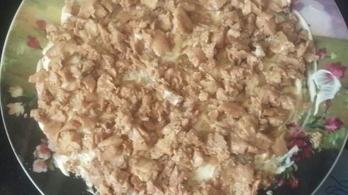 салат новогодние часы