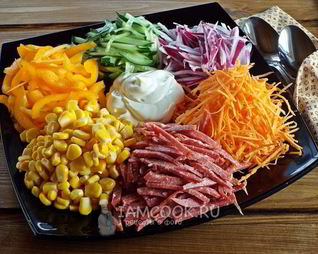 Салат Огни Парижа