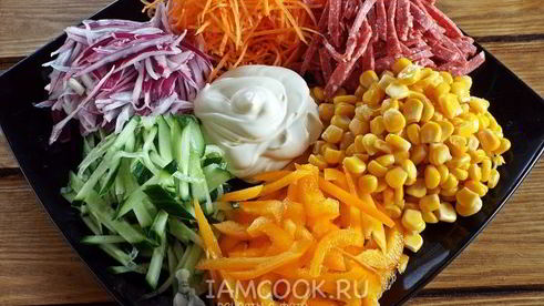 салат огни парижа