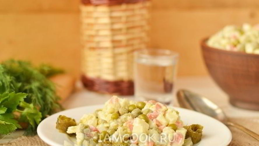 Рецепт салат овощной с яблоком