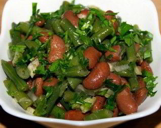 Салат по-аргентински из фасоли