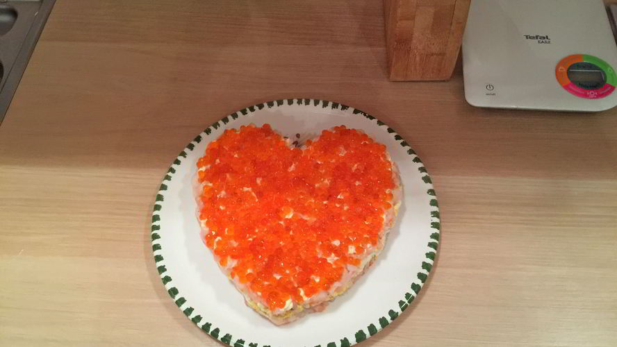 Рецепт креветки под шубой