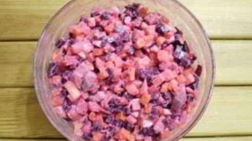 ленивая селедка под шубой