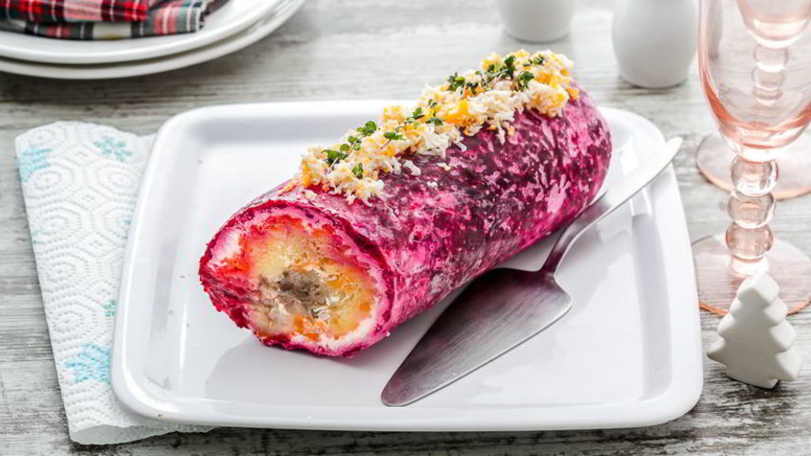 Рецепт рулет селедка под шубой