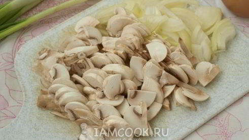 салат грибы под шубой