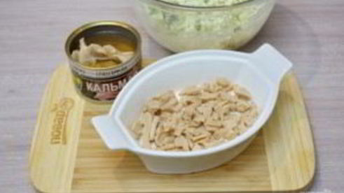 салат кальмары под шубой