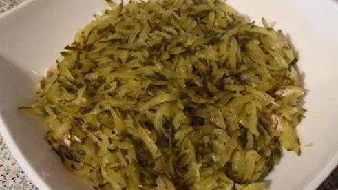 салат мясо под шубой