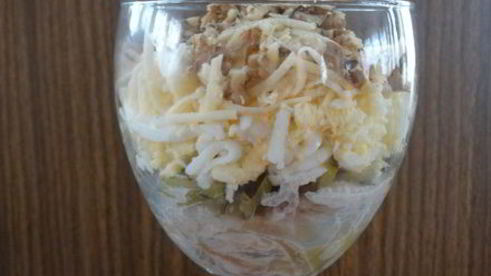 салат мясо под шубой