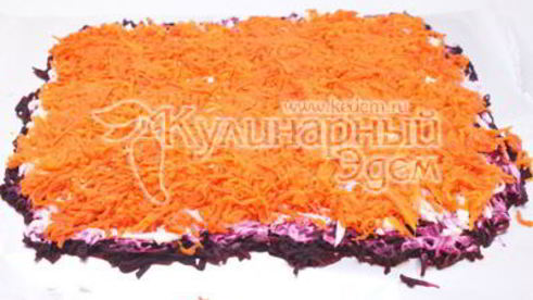 салат-рулет селедка под шубой