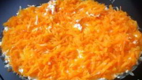 селедка под шубой с жареным луком