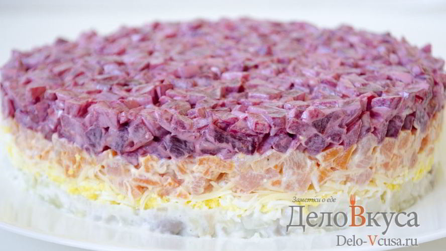 Рецепт селедка под шубой