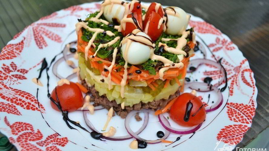 Рецепт салат русский барин