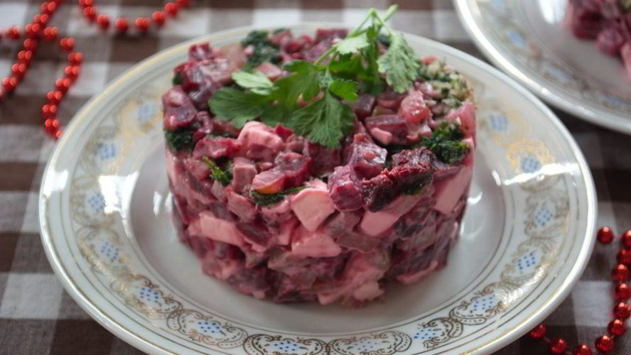 Рецепт салат с говяжьим языком