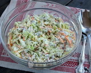 Салат с маком