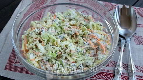 салат с маком