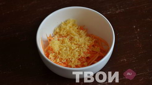 салат с морковью и сыром