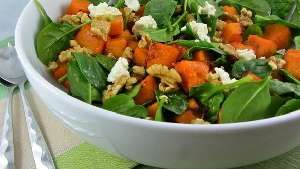 Рецепт Салат с тыквой и фетой