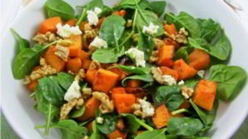 салат с тыквой и фетой