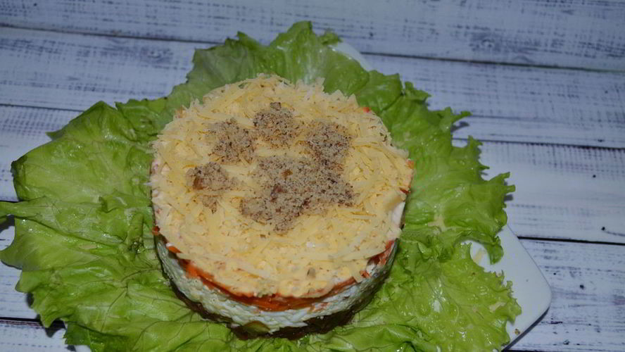 Рецепт салата собачьей лапки