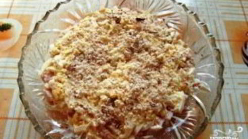 салат тиффани с виноградом