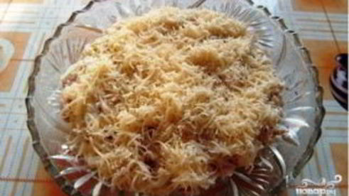 салат тиффани с виноградом