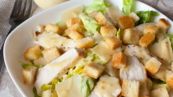 Рецепт Цезарь с курицей