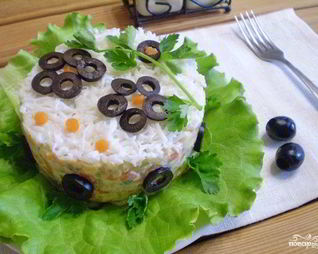 Салат Цветы