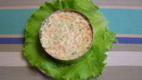 салат цветы