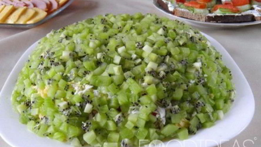 Рецепт слоеный салат изумрудная россыпь