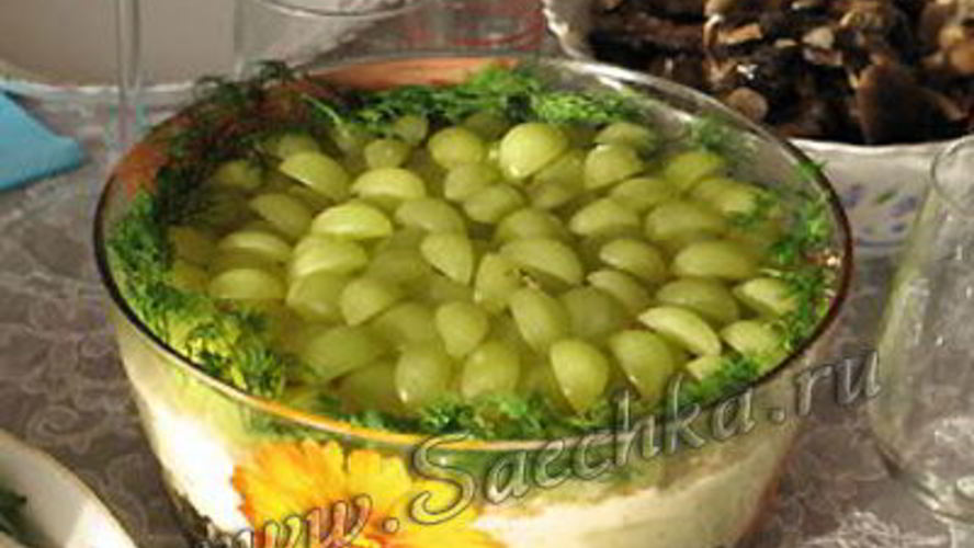 Рецепт слоеный салат с курицей