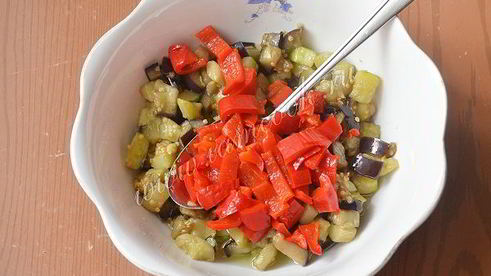 теплый салат с булгуром