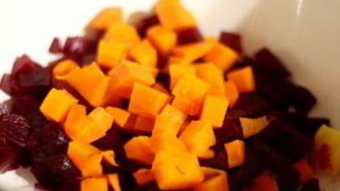 винегрет с фасолью