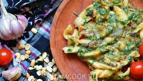 Рецепт Африканский соус со шпинатом с рыбой