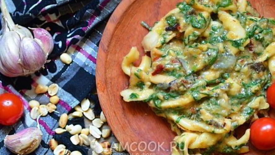 Рецепт африканский соус со шпинатом с рыбой