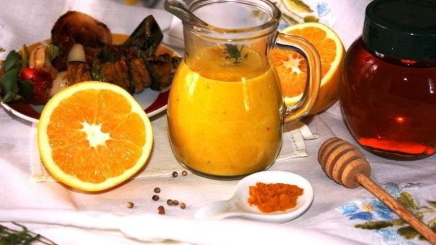 Рецепт апельсиново-медовый соус с кориандром