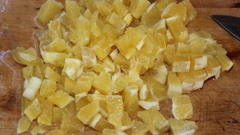 апельсиново-медовый соус с кориандром