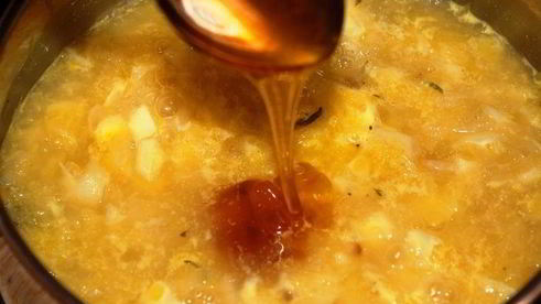 апельсиново-медовый соус с кориандром