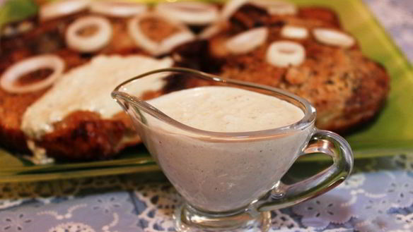 Рецепт Белый соус к шашлыку