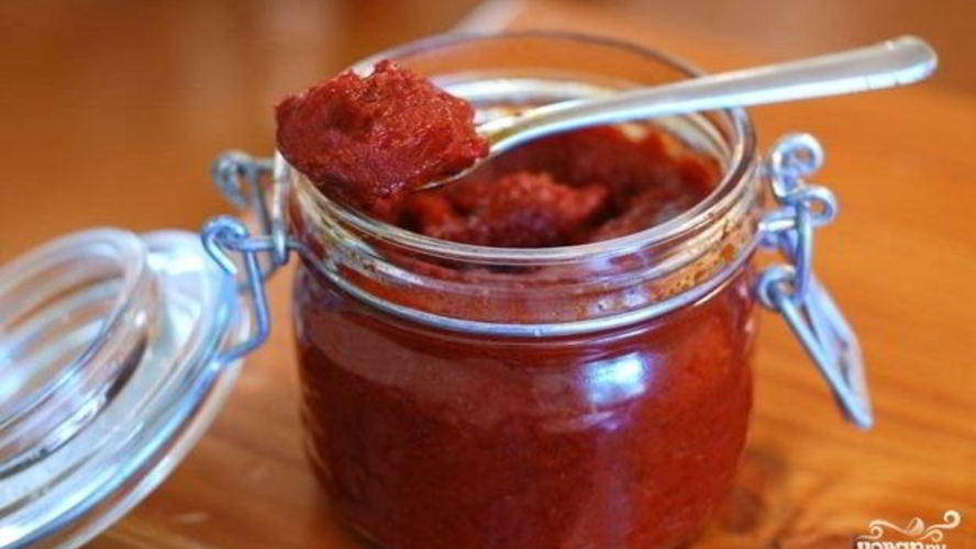 Рецепт домашняя томатная паста