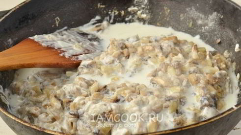 грибной соус со сметаной