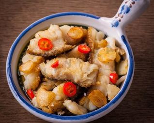 Испанский соус пиль-пиль с треской