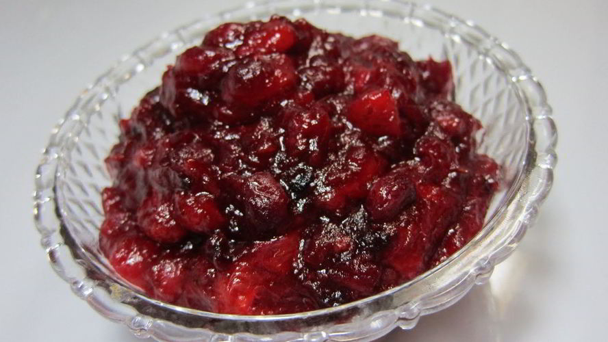 Рецепт классический клюквенный соус с соком лимона и апельсина