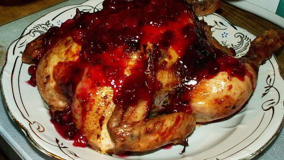 Рецепт Клюквенный соус с апельсинами