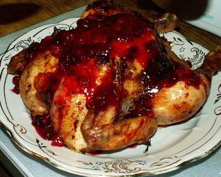 Клюквенный соус с апельсинами