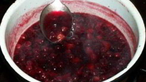 клюквенный соус с апельсинами