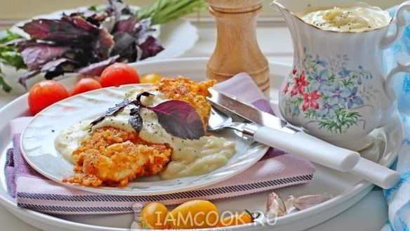 Рецепт Сливочно чесночный соус