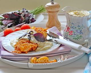 Сливочно чесночный соус