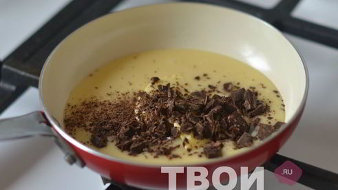 сливочно-шоколадный соус